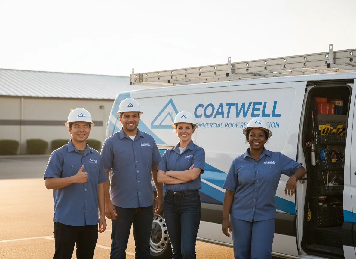 Commercial roof coating company in Ray, MI